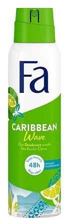 Fa spray deo Carabbean Wave 150ml - Kosmetika Pro ženy Péče o tělo Deodoranty
